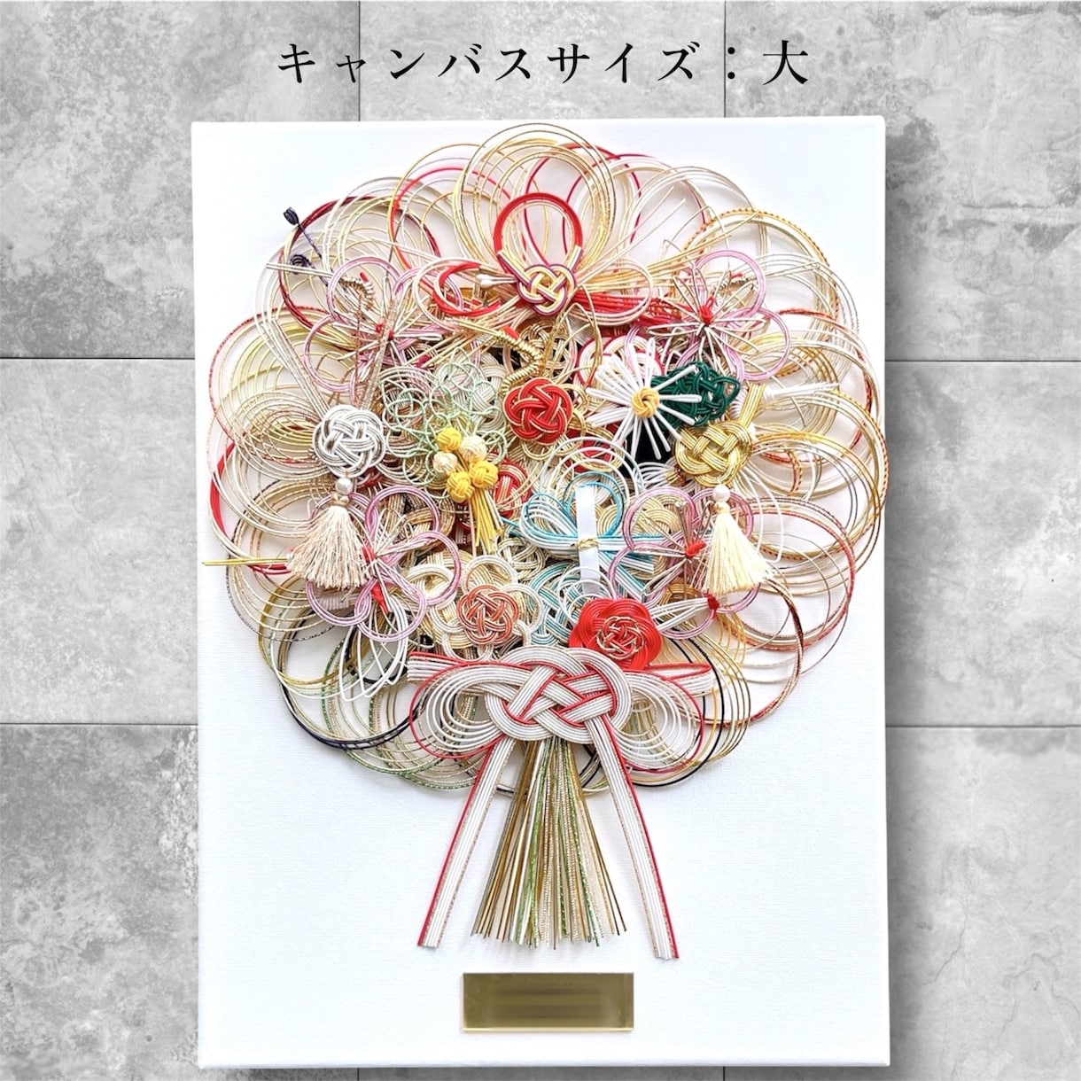 ご祝儀袋をキャンバスアートにリメイクします 大切な想い出を世界に一つだけの形にします イメージ7