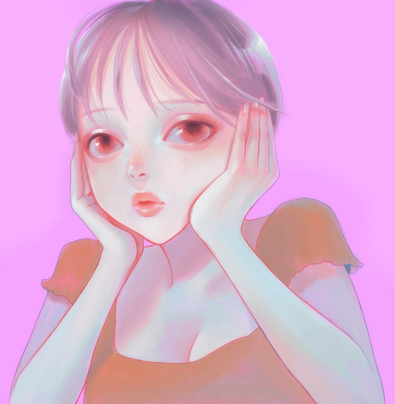 SNSアイコンイラスト描きます ふんわりリアルなタッチで丁寧に描きます♡ イメージ2