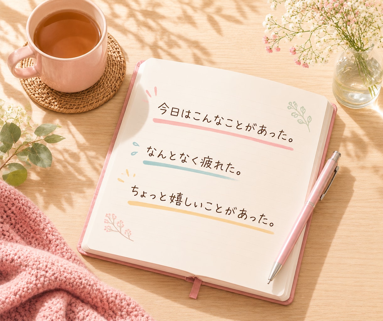 5日間の交換日記であなたに寄り添います 愚痴｜雑談｜不安｜弱音｜本音｜話し相手｜居場所｜楽しみ イメージ2