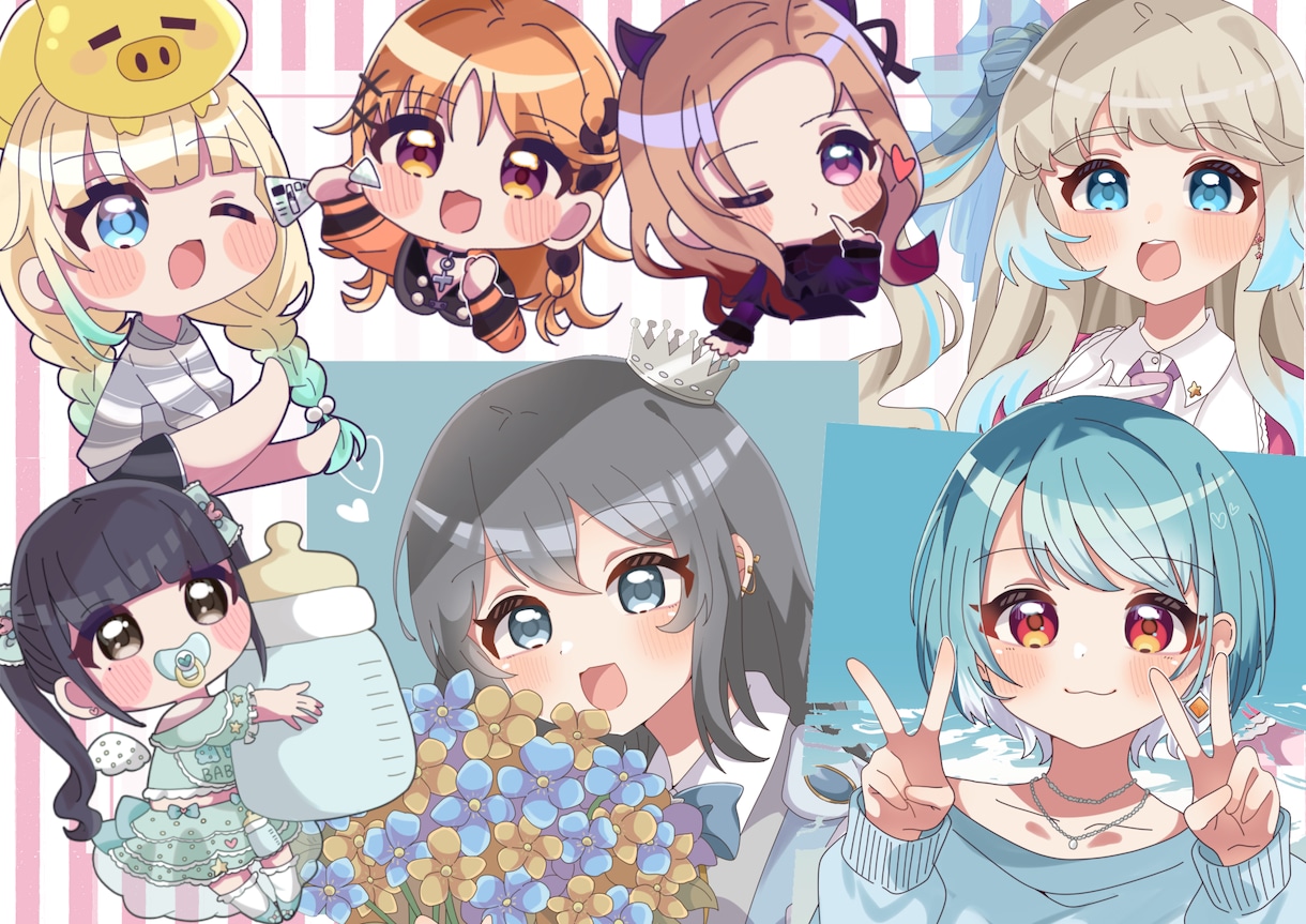 可愛いイラストを描かせていただきます 可愛いイラストと早くの納品が得意です！ イメージ2