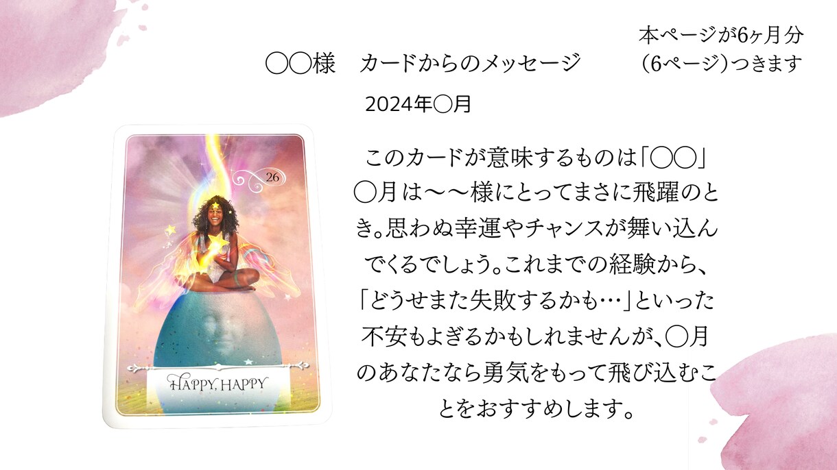 2025年1年間の運勢鑑定書をお作りします 四柱推命・オラクルであなたの1年を占います（全15ページ） イメージ3