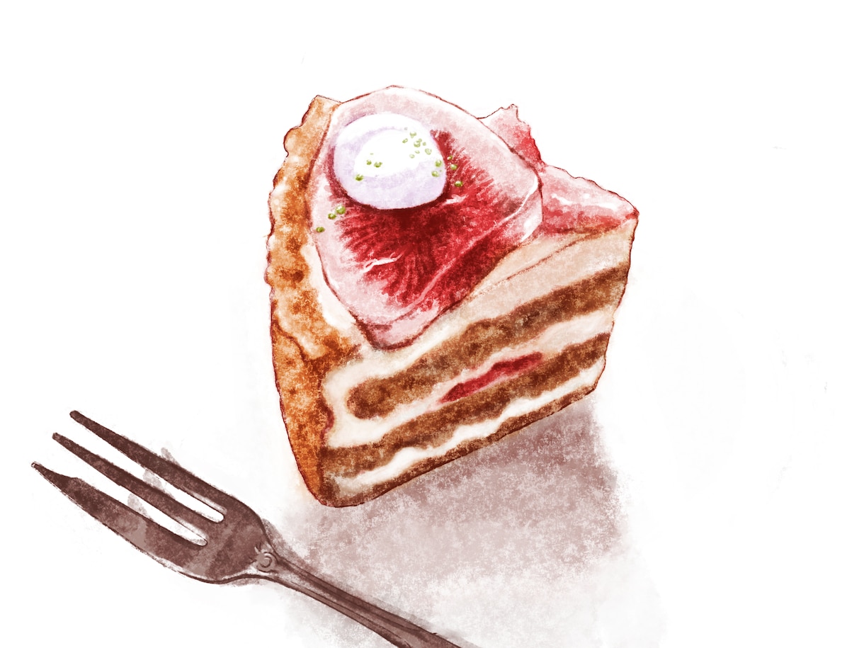 とっても美味しそうな食べ物イラストを描きます あなたのメニュー表をもっと素敵にしてみませんか？ イメージ2