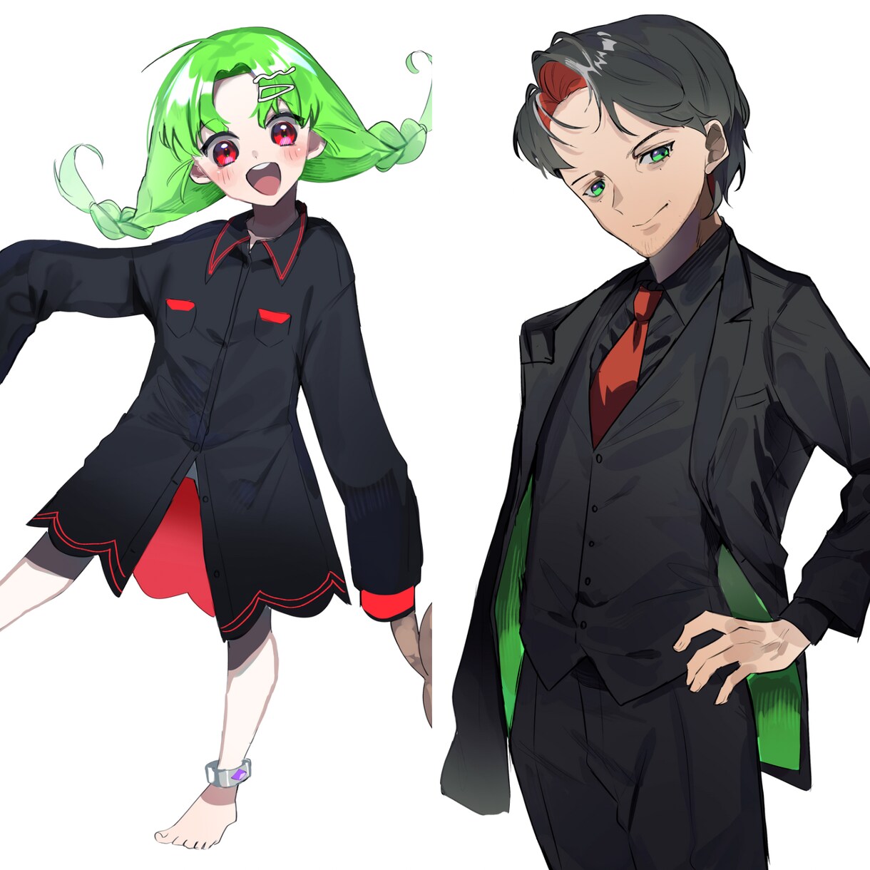 商用可☺︎︎可愛い立ち絵作成します 表情豊かなキャラクターをお届け！セッションを楽しいものに！ イメージ3