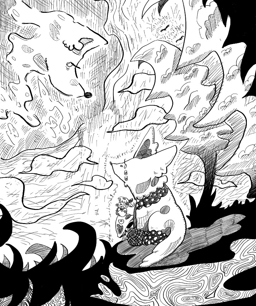 挿絵などで使える白黒絵を描きます 挿絵やヘッダーなどで使用できる白黒イラストを制作します。 イメージ1