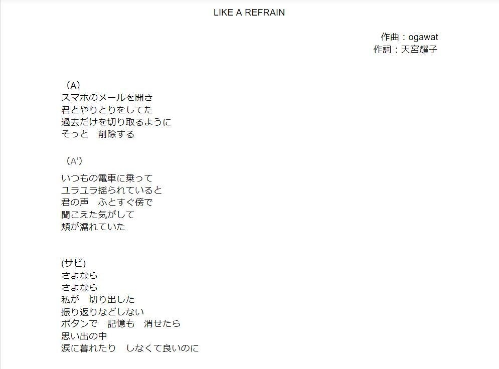 オリジナル曲の作詞を承ります 「曲は作れるけど作詞は苦手」というあなたへ イメージ4