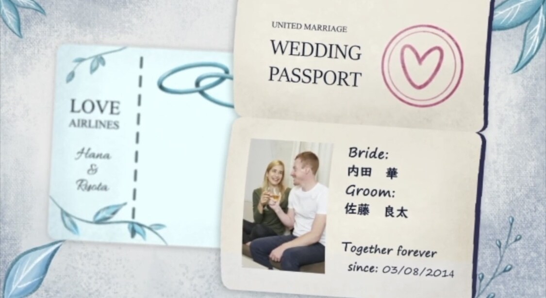 パーティーや結婚式などの招待状ムービーを作成します 欧米で人気！旅行風のお洒落な方法で招待、動画型の招待状！ イメージ3