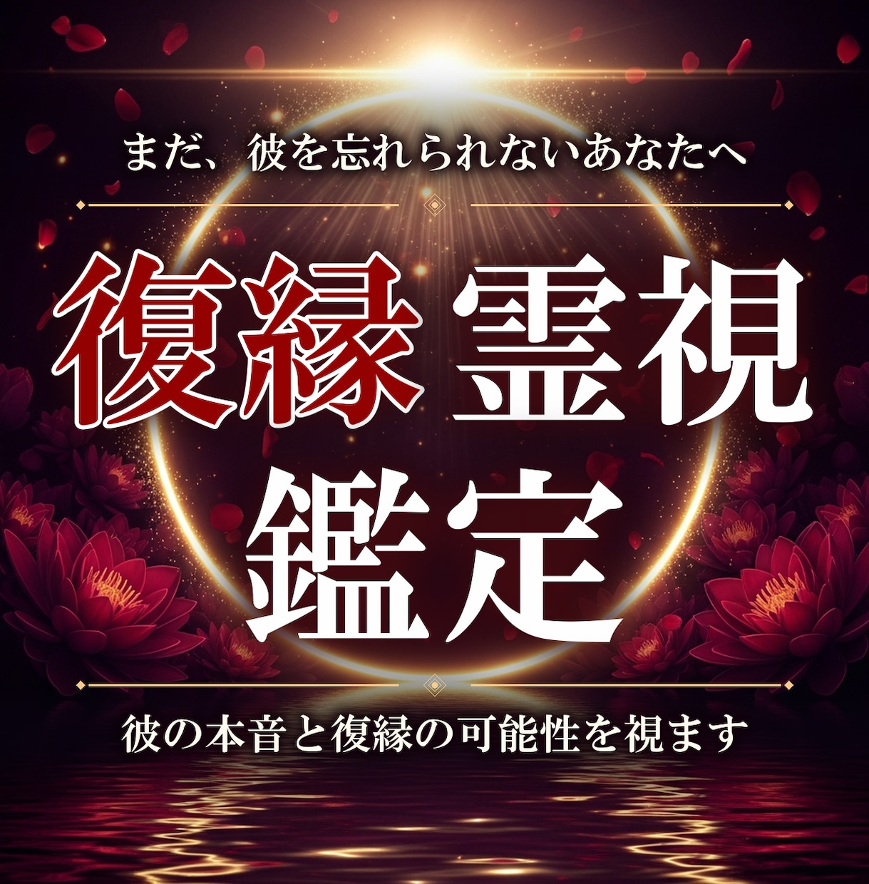 復縁霊視｜連絡がない理由と彼の本心を読み解きます 鑑定歴20年。本当に復縁できる？これからを一緒に考えます イメージ1