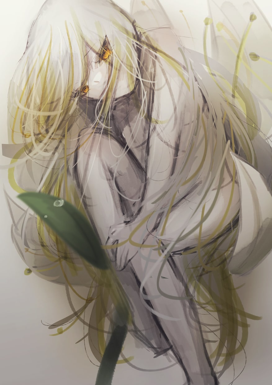 厚塗風SNSイラスト・アイコン制作致します すこしダークでかわいめの癖のある絵柄が好きな方に イメージ3