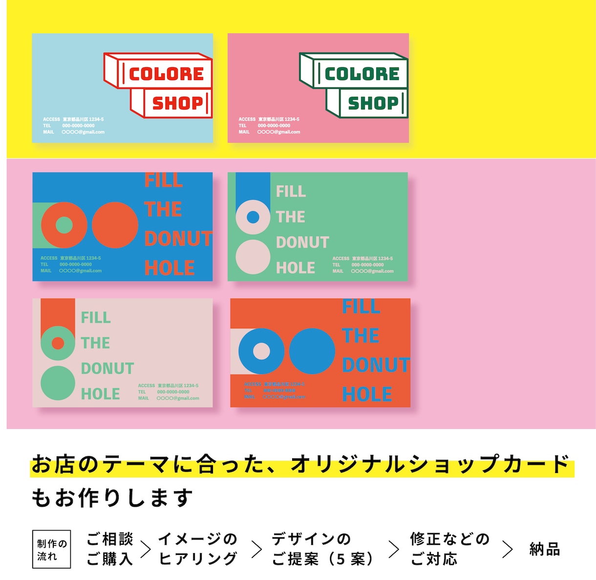 ラフ5パターンご提案！修正無制限で制作致します デザイン5案ご提案 / 手書きラフ画 イメージ画像での相談可 イメージ6