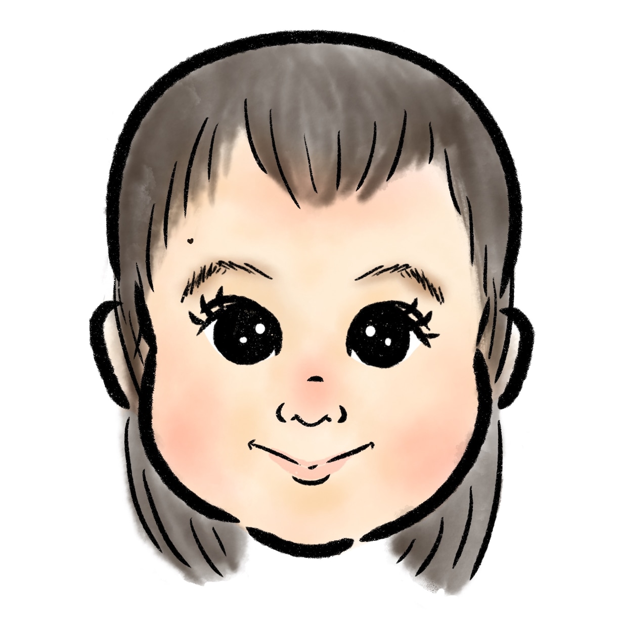 写真から愛らしいキャラクター風似顔絵をお描きします 顔出ししたくないけど、知り合いなら分かる！そんな似顔絵です。 イメージ2