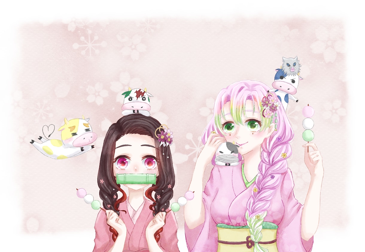 可愛いキラキラしたイラストお描きします SNSアイコンに使えるイラスト！ イメージ4