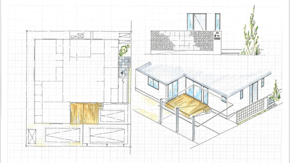 建築家が外構プランを作成します いい提案をしてくれる外構業社に出会えない方にオススメです。 イメージ1