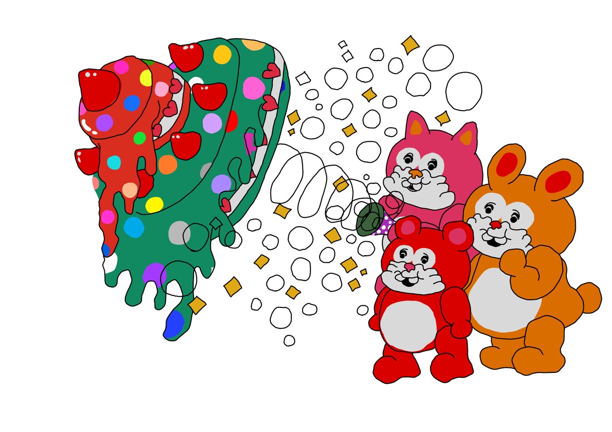 ほんわかポップなイラストの作成承ります ちょっぴりレトロな癒されイラスト！ イメージ2