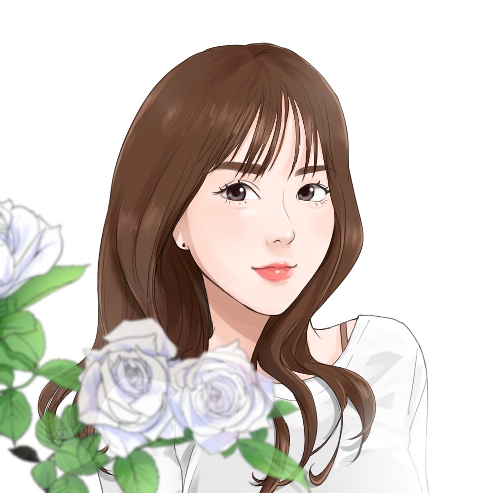 ビジネス等・きれいめ清楚感ある似顔絵描きます 綺麗めSNSアイコン・女性起業家さんにも！ イメージ4