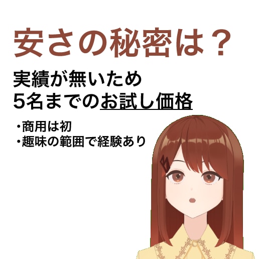 2万円でキャラデザ＋イラスト＋モデリング提供します 5名まで格安！全身Live2Dを2万円でご提供します。 イメージ3