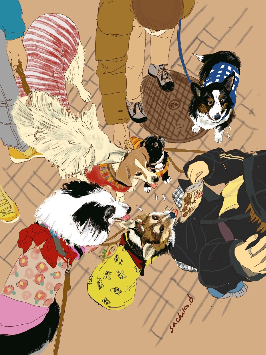 写真からご希望のイメージで詳細イラストを作成します 可愛い動物の残したいイメージ素敵なカードやバナーにも使えます イメージ6