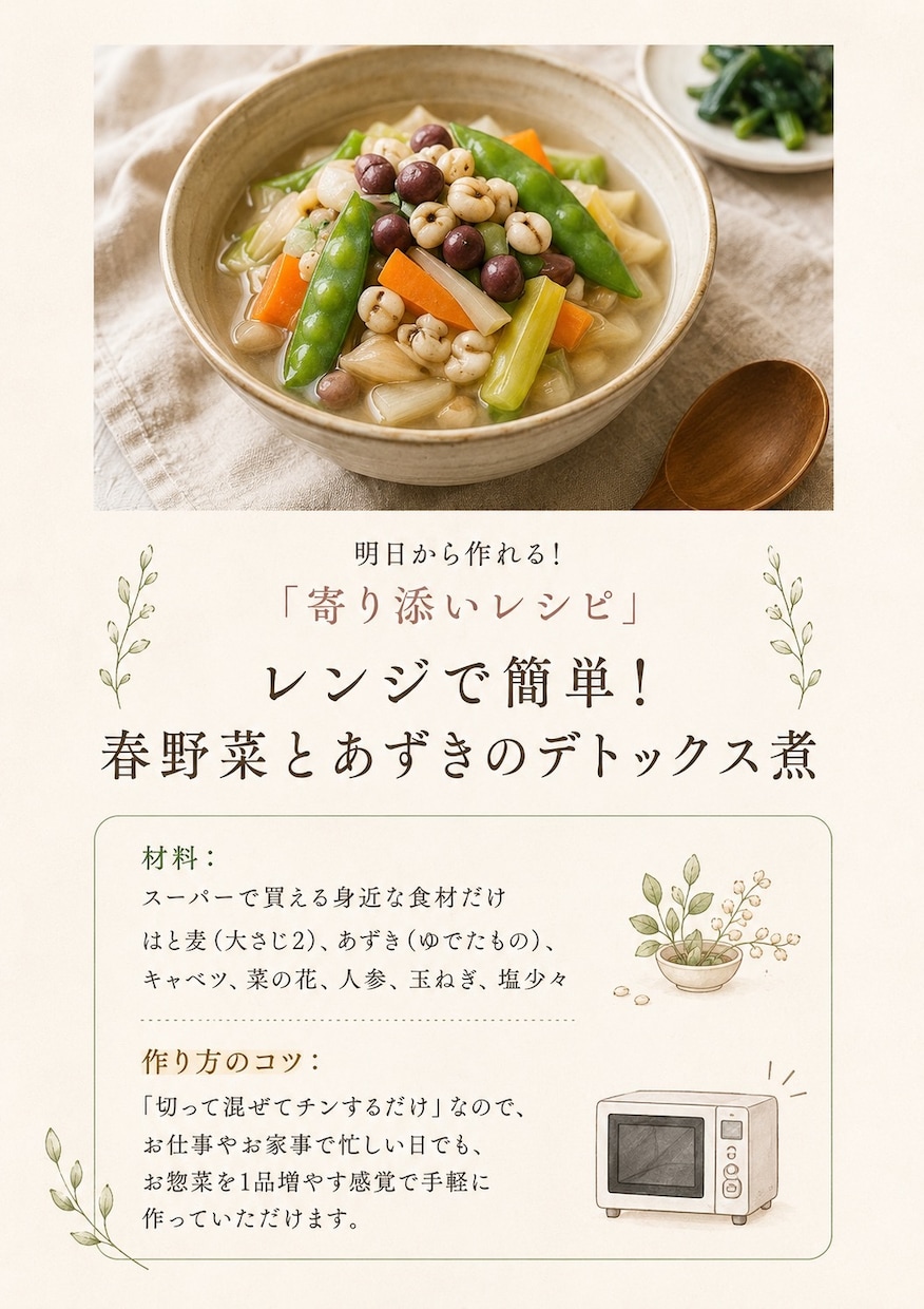 花粉症・肌荒れ卒業！体質に合う食べるケア提案します スーパーの食材で花粉症・肌荒れケア。10年後も輝く体質へ イメージ5