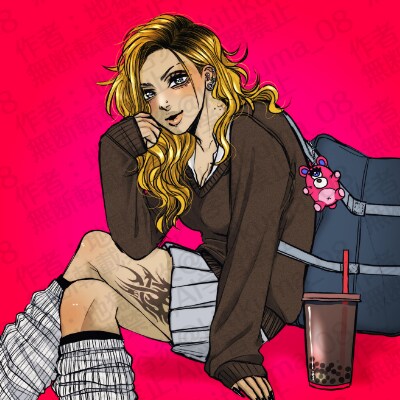 ギャル！SNSアイコン、ヘッダー承ります グッズ制作用イラスト、キャラクターデザインもお任せください！ イメージ3