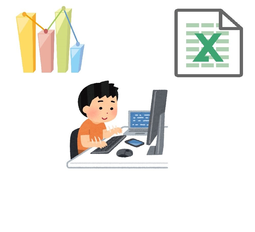 Excel表作成・データ入力・グラフ作成します Excelのことなら、年金生活ジジーにお任せください。 イメージ2