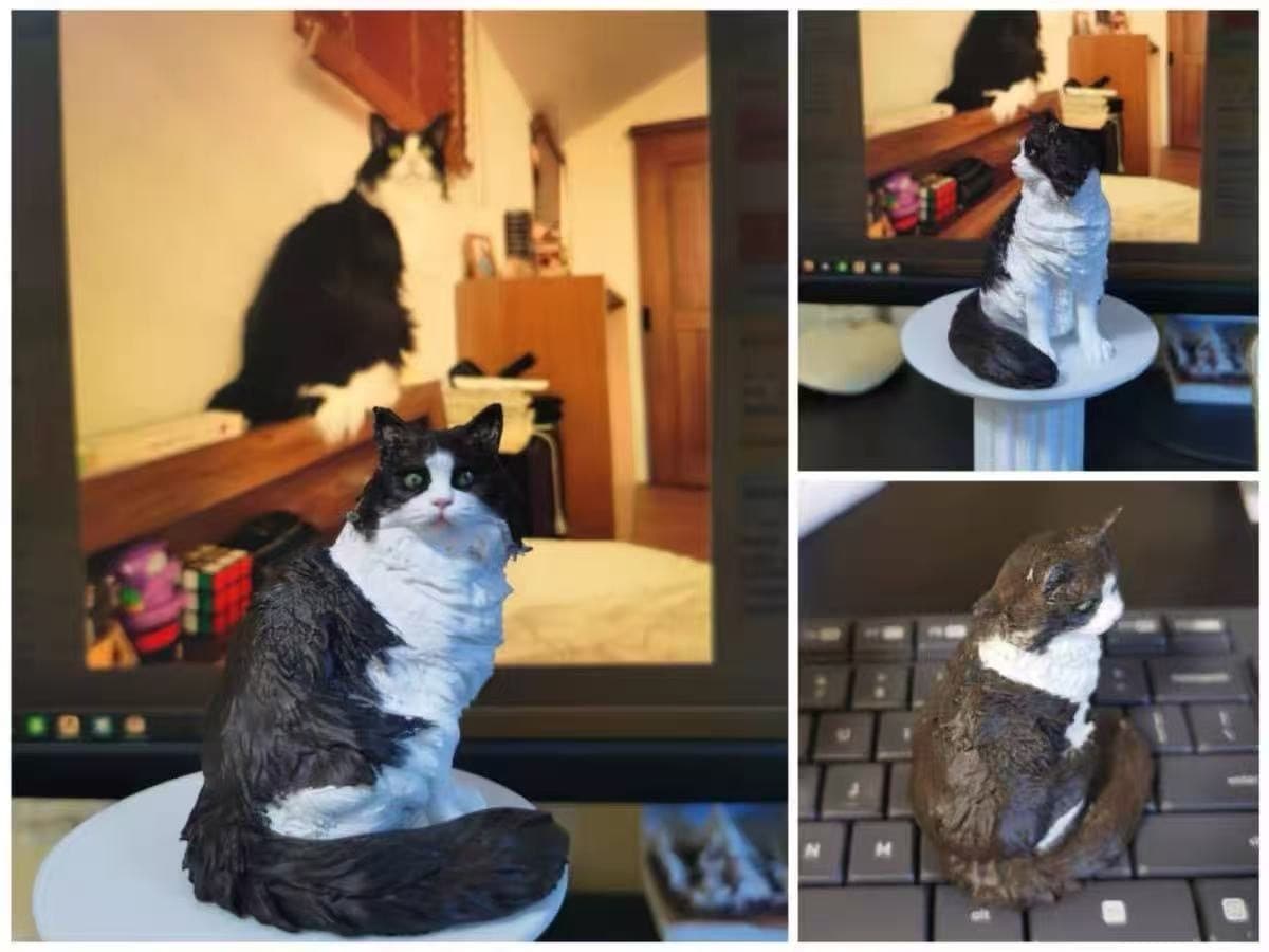 愛犬愛猫のオーダーメイド3Dフィギュアを制作します 写真から息づくような立体へ　驚きのコスパでの至高のメモリアル イメージ3
