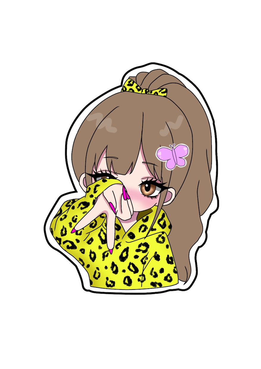 量産｜ギャルピースでミニキャラ描きます アイコン｜ SNS ｜配信等で使える◎ イメージ3