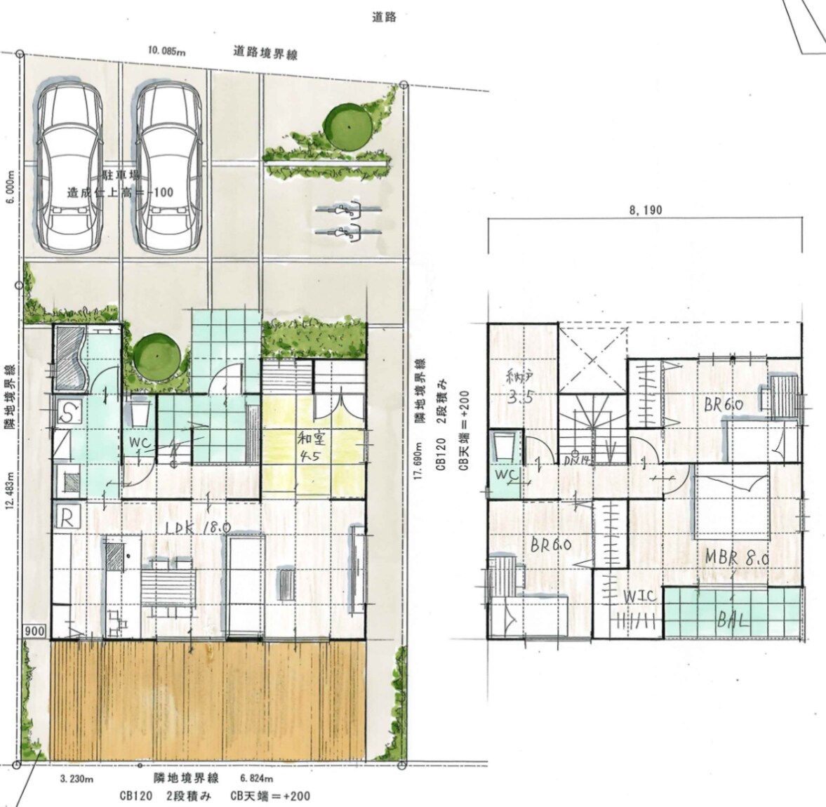 住宅プランと間取りを作成します お土地に戸建て住宅のプランを作成します。 イメージ1