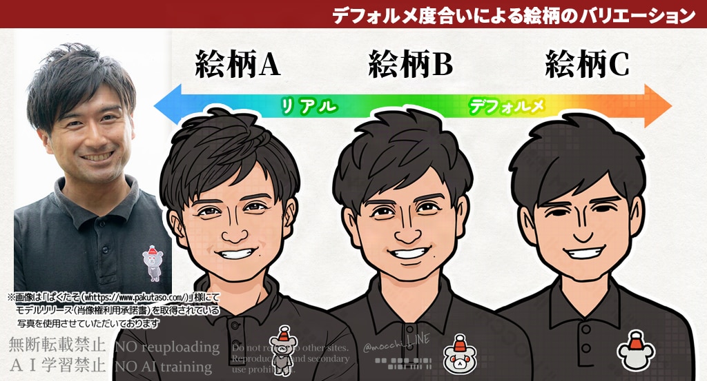 リアルで洗練された大人の似顔絵を作成します プロのイラストレーターによるポップテイストを押さえた似顔絵 イメージ2
