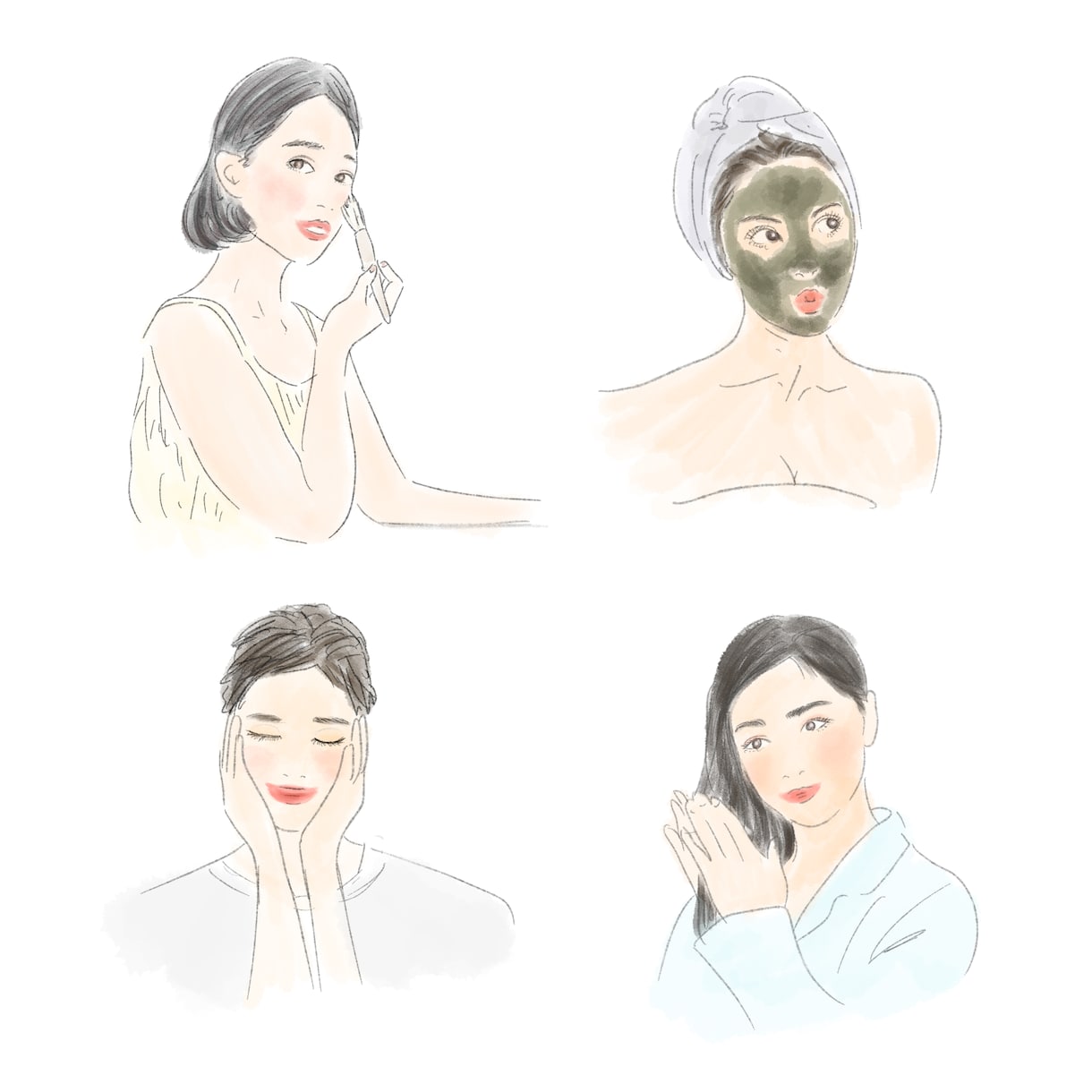 商業OK！水彩画タッチのお洒落人物イラスト描きます オプションでグッズへの使用・販売も◎ イメージ1