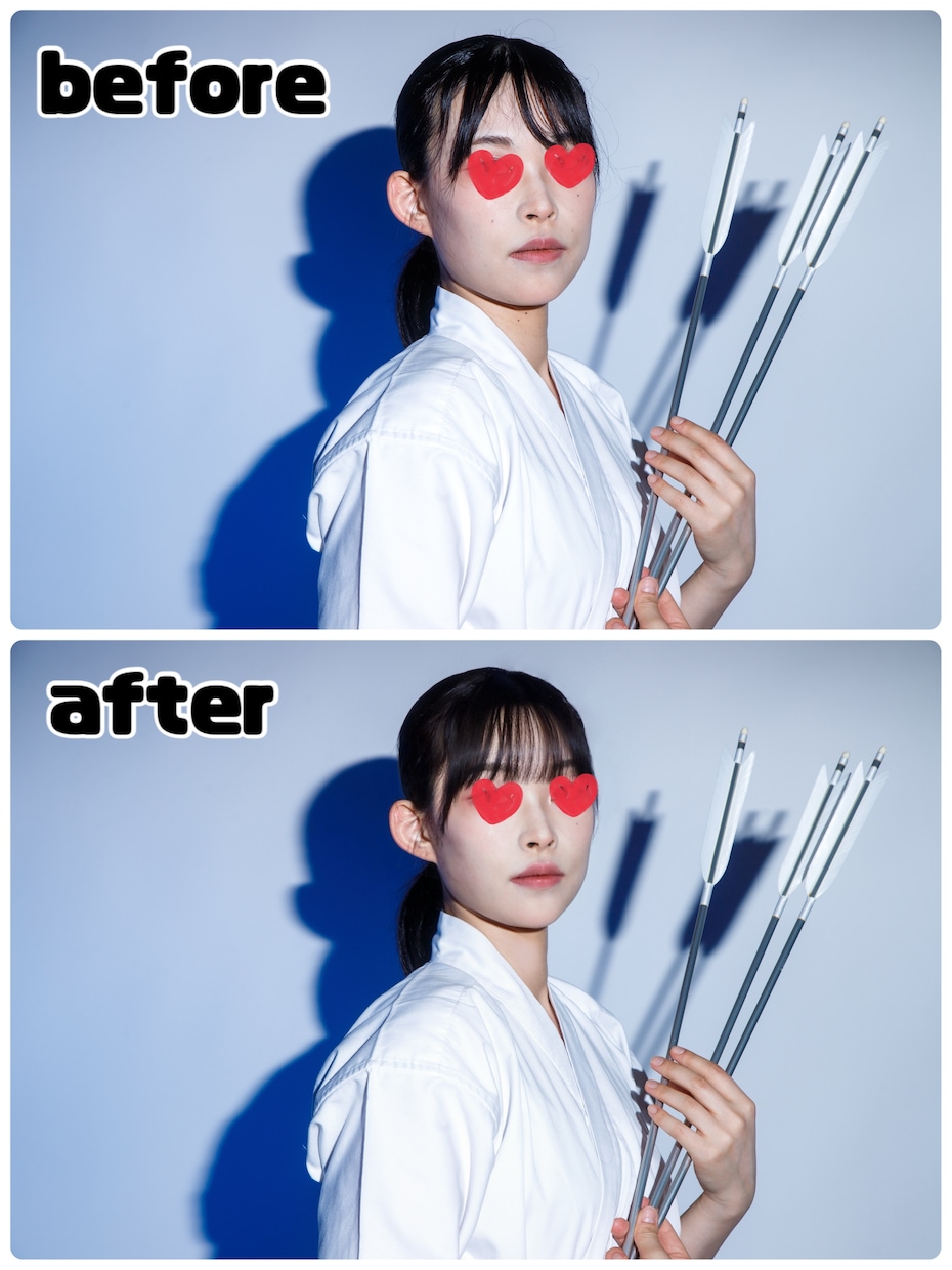 あなたの魅力を最大限に引き出した写真に仕上げます まるで「元から美人」のような、やりすぎない垢抜け加工をします イメージ2