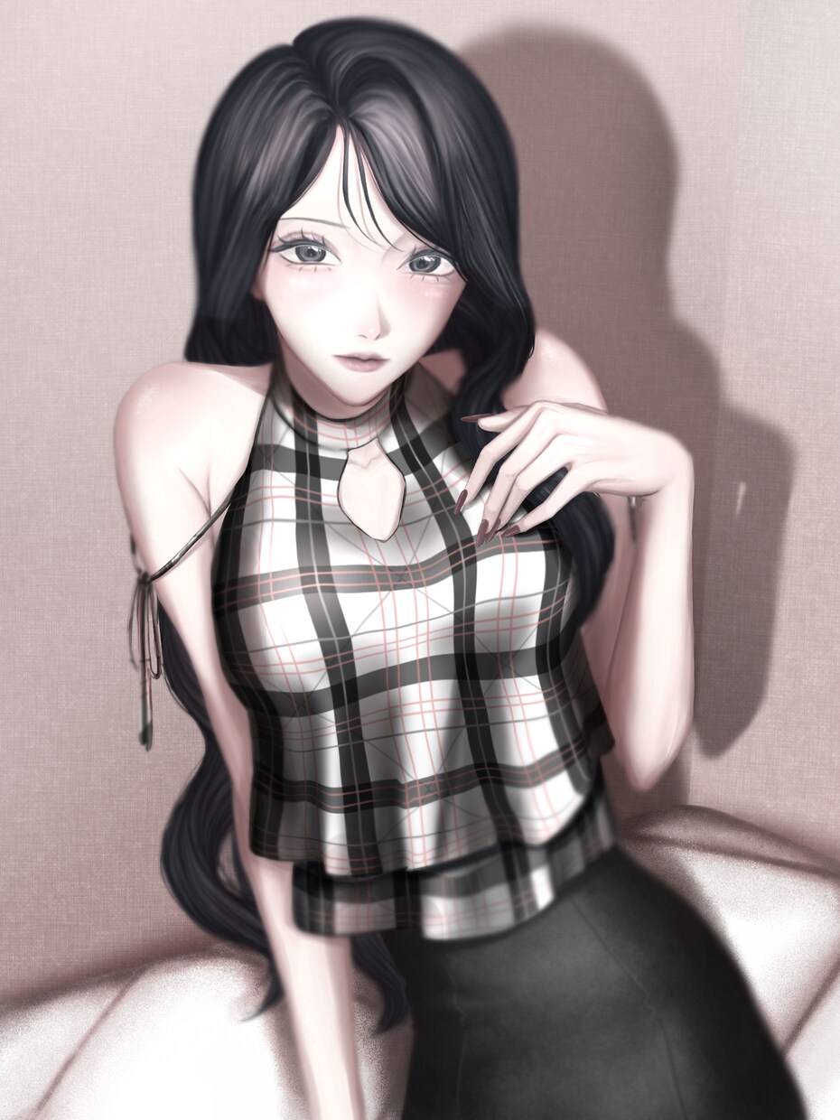 ホビ垢 量産型♡かわいい女の子イラストお描きします あなたのオリキャラを顔アップ〜全身で！アイコンやコテシにも！ イメージ7