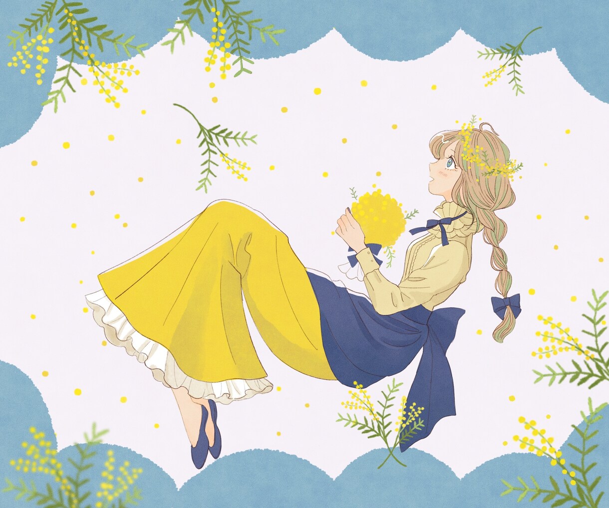 柔らかい雰囲気のイラスト制作します 1枚絵、アイコン、配信イラスト、MV等に使える！ イメージ7