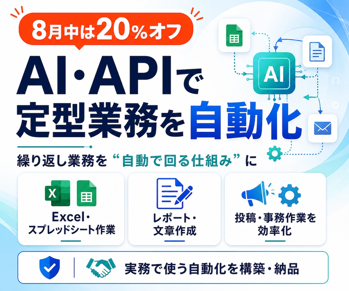 まずは爆速で動くものを作る！業務効率化を支援します 1日15分でもいいから効率化したいの声に当事者意識で応えます イメージ1
