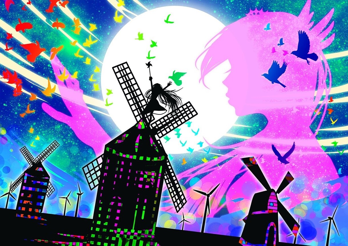 幻想・異世界・抽象的なシルエットイラスト描きます 動画用静止画等、その他商業デザインにも イメージ6