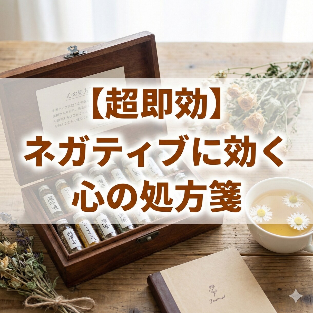 超即効・ネガティブに効く心の処方箋をご提供します 超ネガティブだった私が克服した感情コントロール奥義を伝えます イメージ1