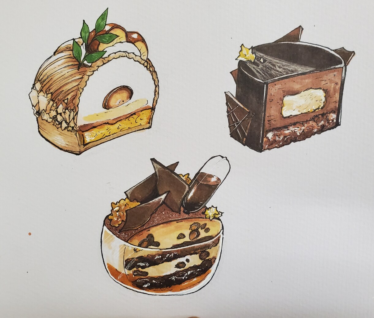 目で美味しいイラストお描きします 艶感たっぷり！目を惹く食べ物たち イメージ3