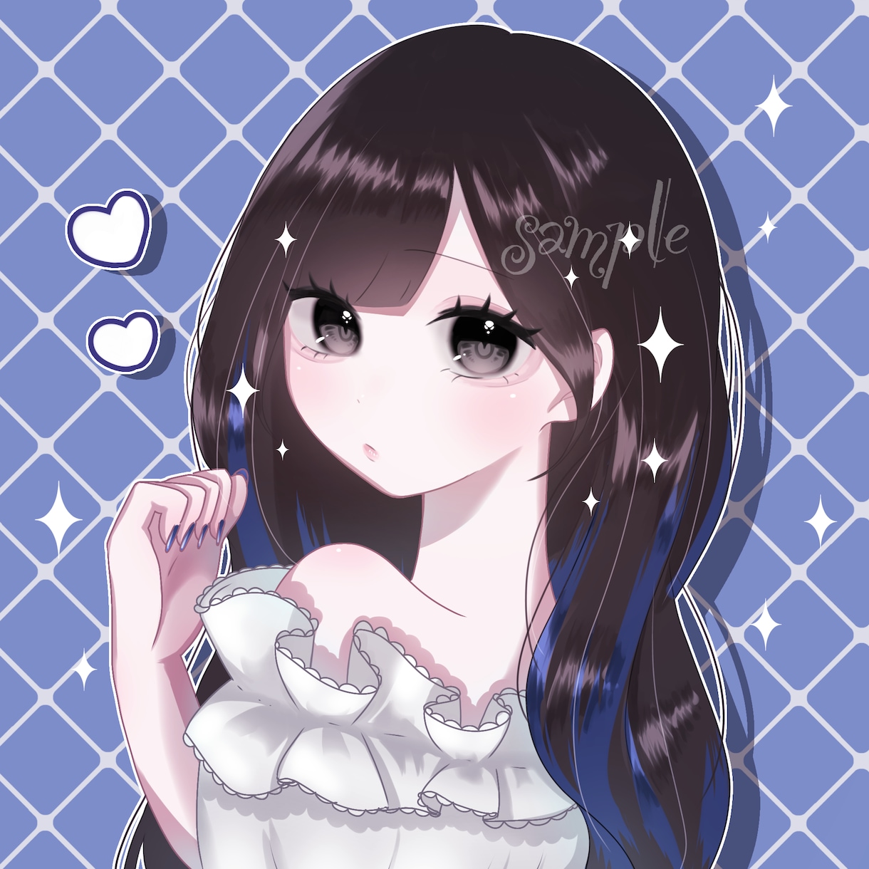 最短2日！可愛く透明感ある女の子描きます 背景無料、商用、二次利用可！様々な場面でお使いください イメージ6