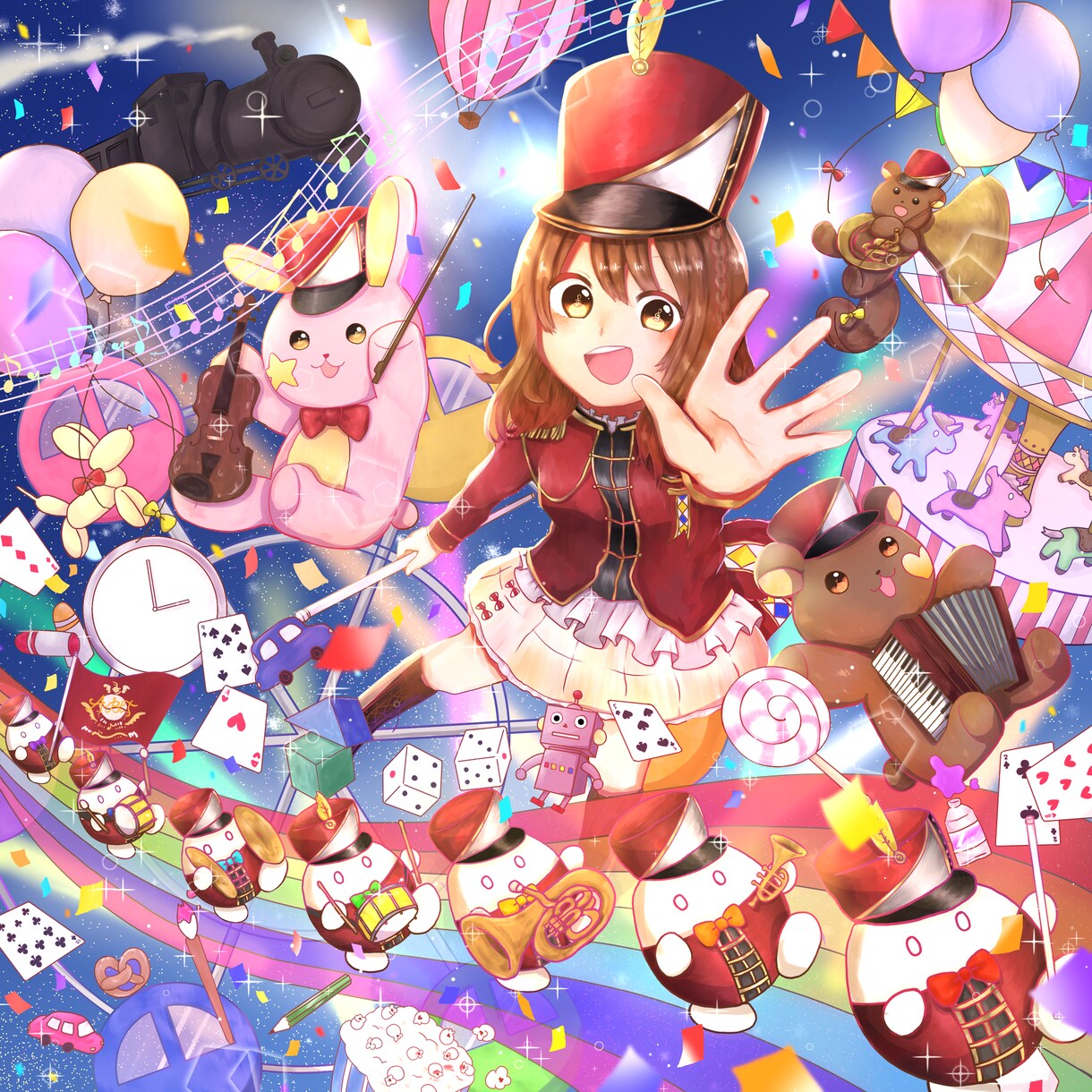 MVイラスト、CDジャケット作成します 曲のイメージに合わせたイラストお届けします イメージ1