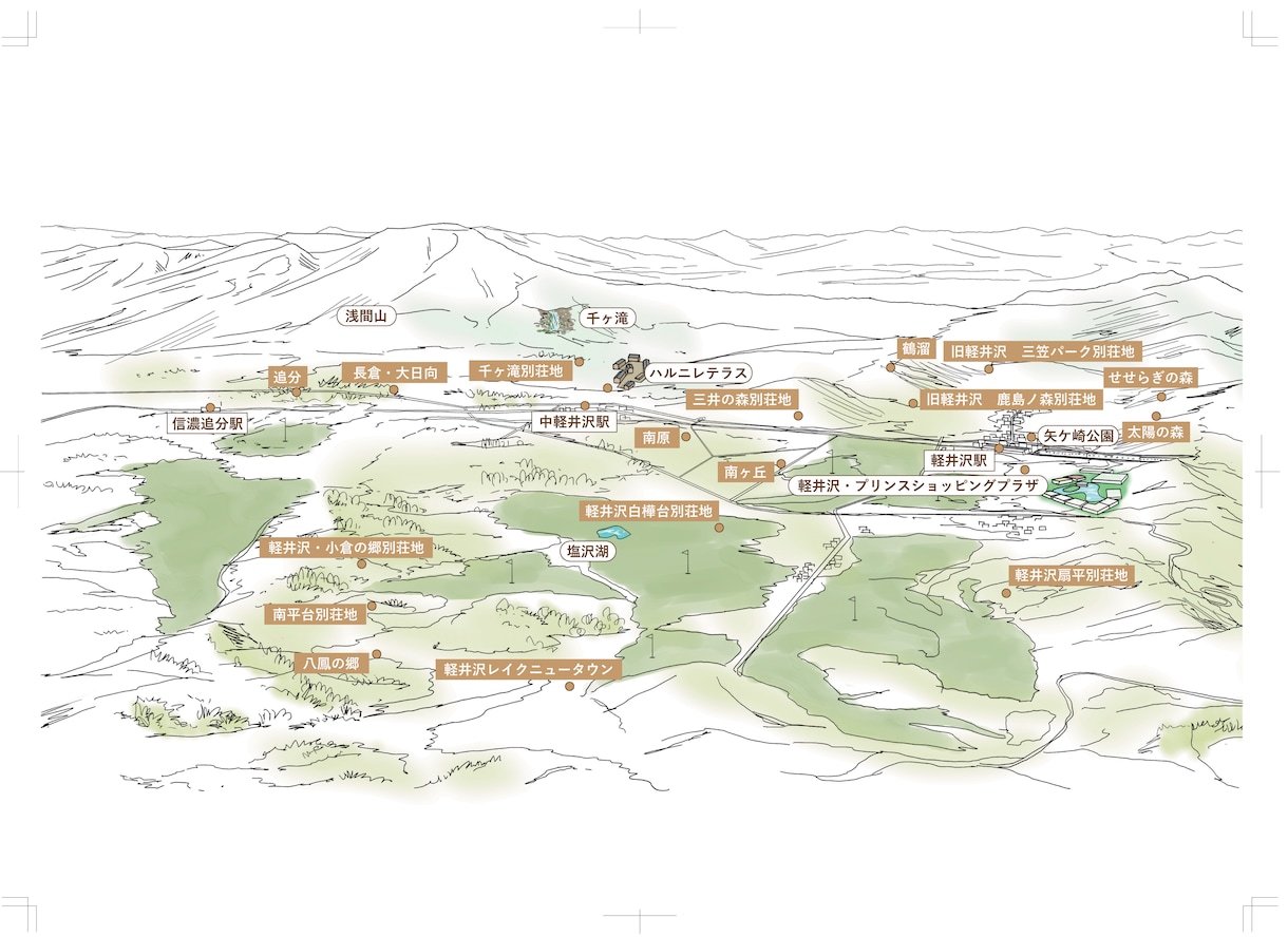 イラストマップ作成します 観光案内、物件案内にも使える地図など各種対応いたします イメージ3