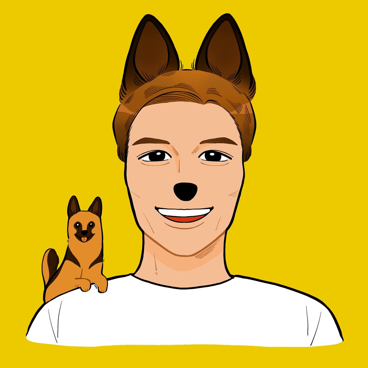 あなたの似顔絵を犬化させます お好きな犬種に大変身！わんちゃん好きの特別な一枚！ イメージ5