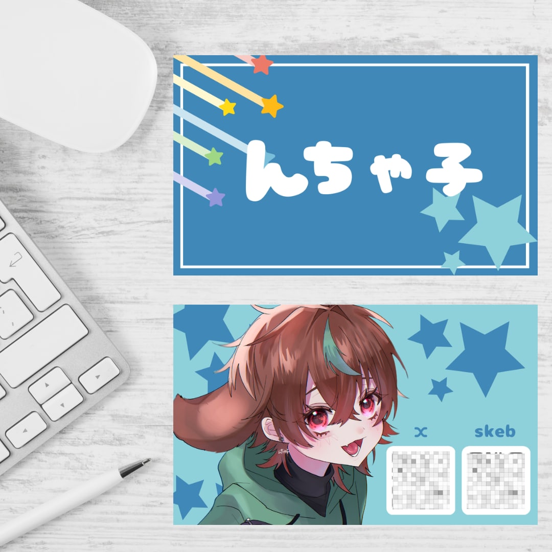 ポップでかわいいショップカード・名刺作ります クリエイターさん向け！物販・コミケなどで配りたい方へ イメージ3