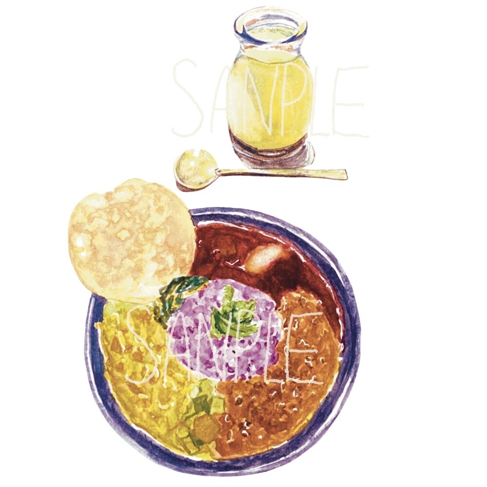 美味しそうなフードイラストをアナログ水彩で描きます 美味しそうなフードイラストを水彩で！低価格でお受け致します！ イメージ3