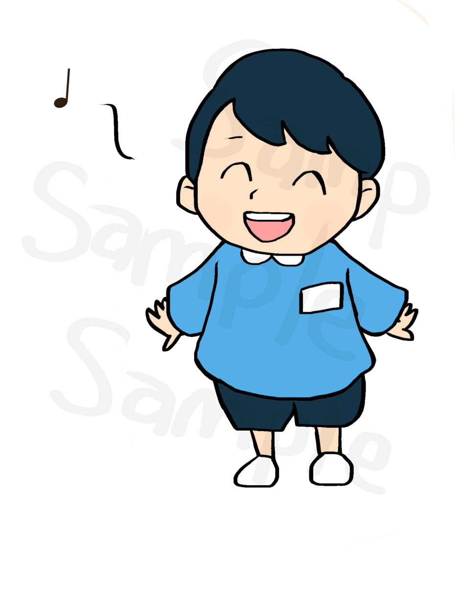 園や学校指定の制服を着た子どものイラスト描きます フリーイラストとは違う！指定の制服を着た子どものイラストです イメージ6