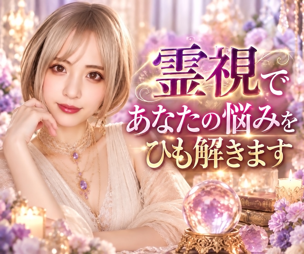 人生に行き詰まったあなたへ｜魂の声を読み解きます 短時間OK！あなたの本音と流れを霊視し望む未来の扉を開きます イメージ1