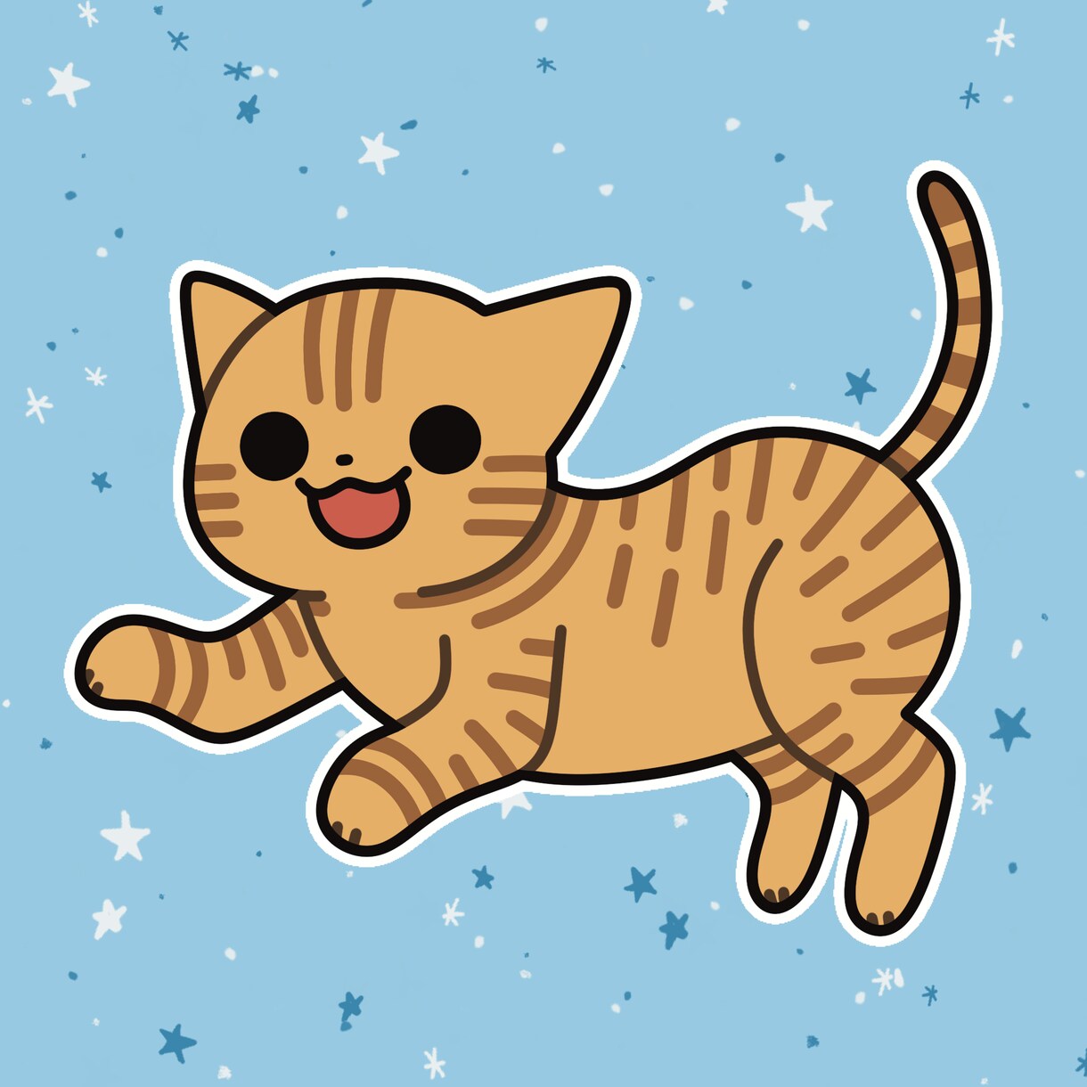 あなただけのオリジナルかわいい猫イラストを描きます SNSアイコンにオススメ！かわいい猫のイラストを描きます イメージ4