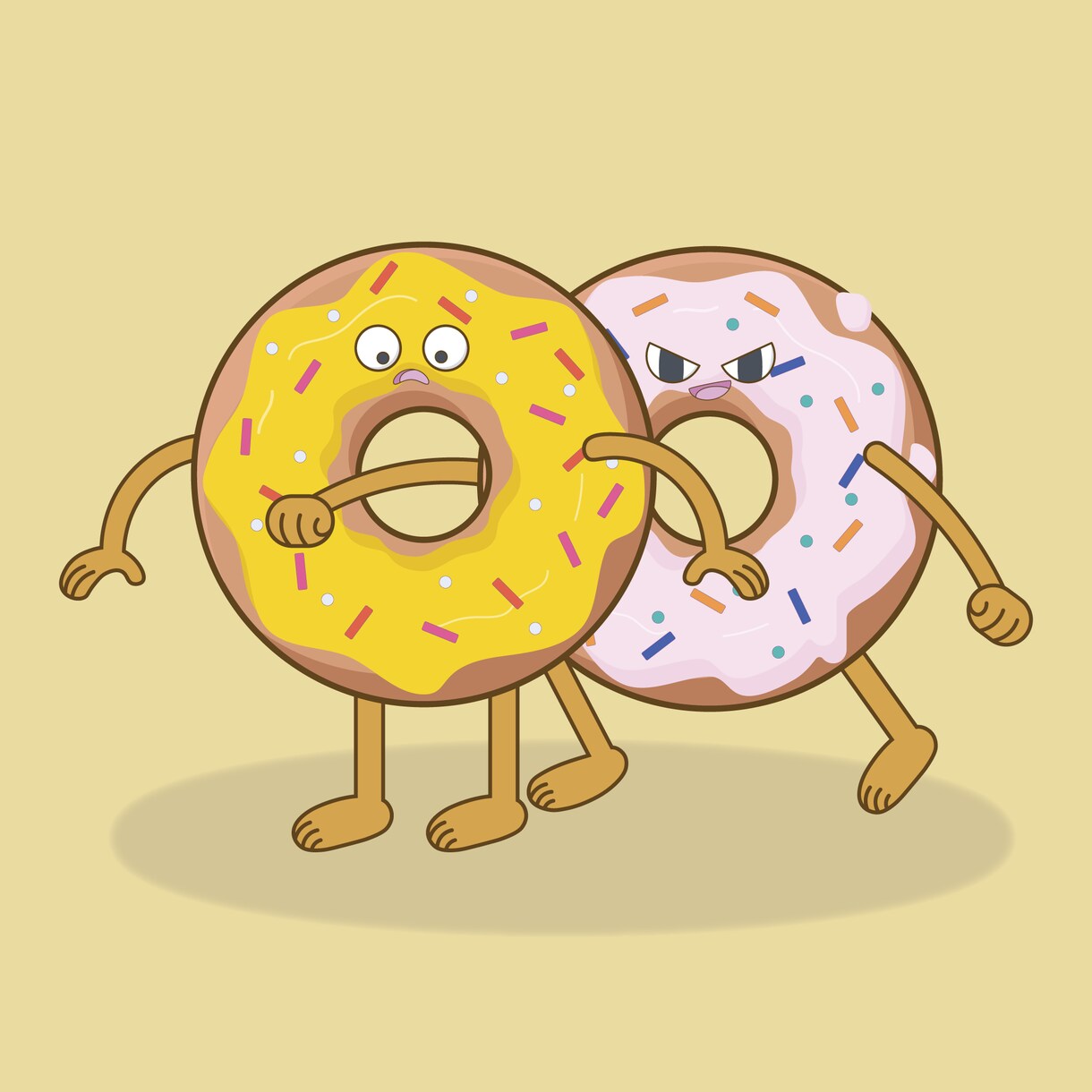 くっきり線で印象に残るポップなイラスト描きます SNSアイコンや挿絵、Web素材に！ イメージ3