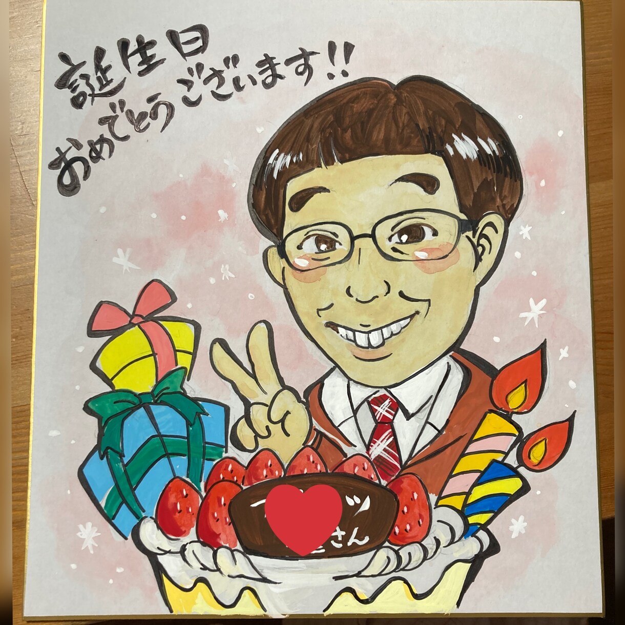 赤ちゃんからおじいちゃんまで！似顔絵描きます 下書き確認、修正OK！ペットちゃんも描けます♪（送料込み） イメージ3