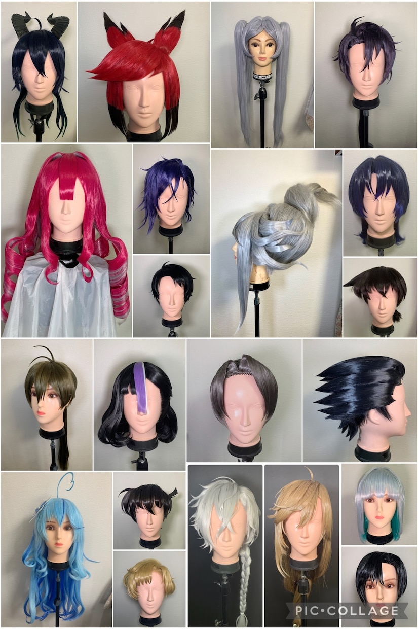 コスプレオーダーメイドウィッグ製作致します 完コス思考のハイクオリティ！特殊な二次元の髪型もお任せあれ。 イメージ5