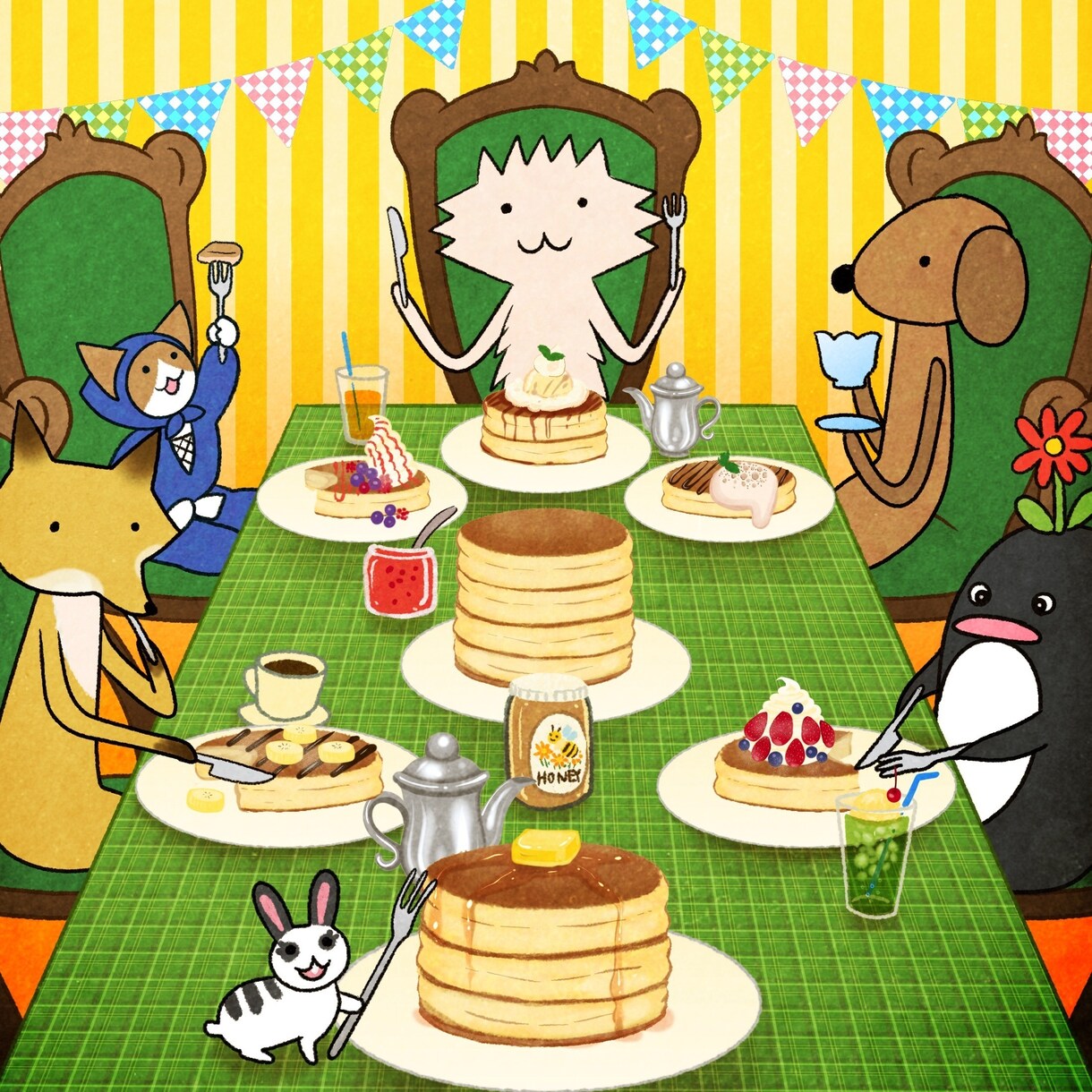絵本のような可愛いイラストを制作いたします！ます SNSアイコンや挿絵、パッケージデザインにもオススメです！ イメージ3