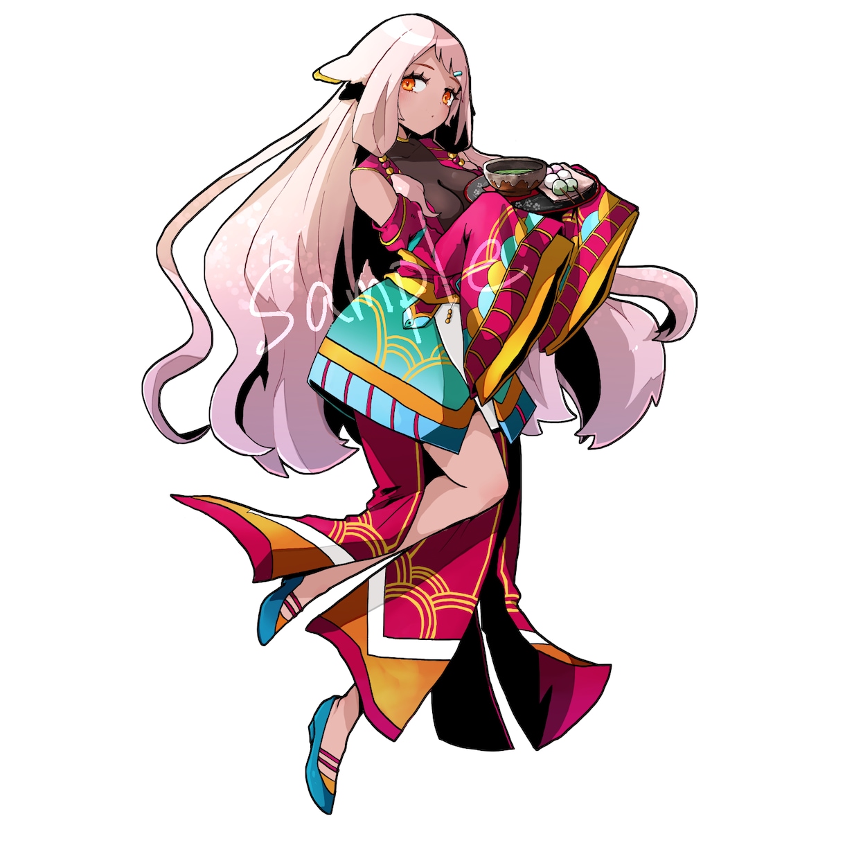 あなたのキャラクターの全身イラスト描きます トリミング次第で様々な用途でお使いいただけます。 イメージ4
