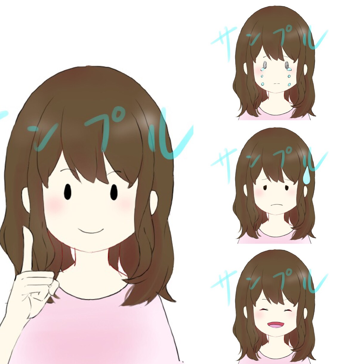 男性も女性も！リアル過ぎない似顔絵描きます SNS、アイコン、アフィリエイト、TRPGに(*´꒳`*) イメージ7